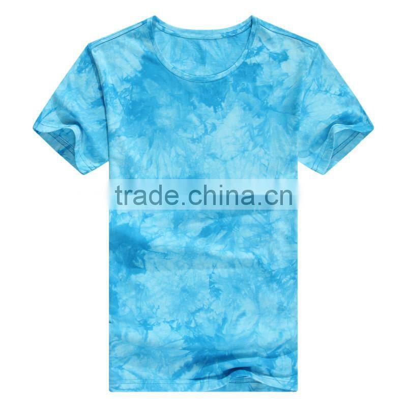Men Tie Dye T-shirt ,cotton T-shirt, summer shirt,slim t-shirt