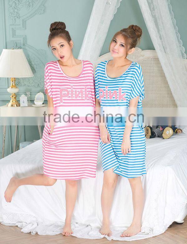 summer cotton nigntgown women sleepwear/women pajamas