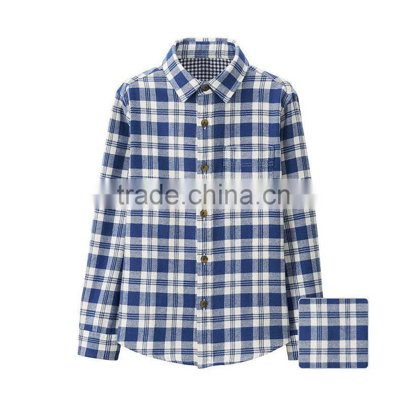 Flannel shirt for Boy's children flannel shirts kids flannel checks shirts