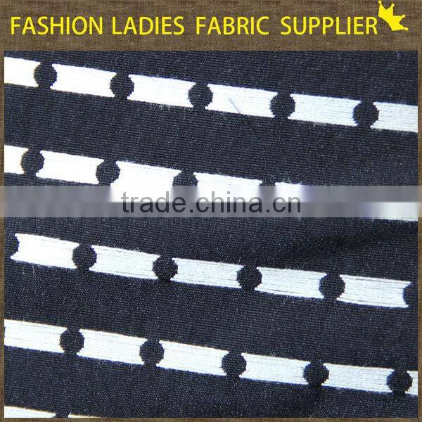 2017 shaoxing textile New designs! poly/ctn jacqaurd fabric,garments fabric,ladies' wearing fabric 210gsm jacquard materials