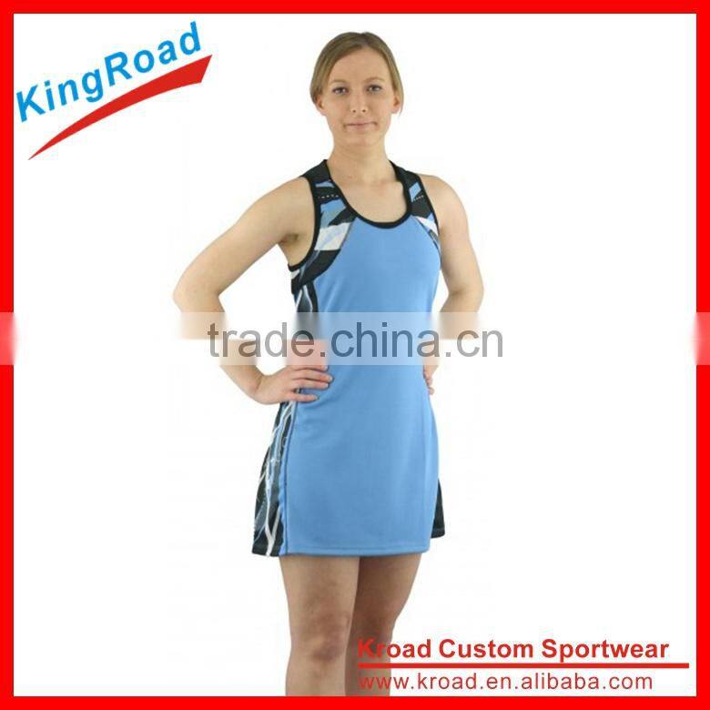Sublimation neball custom design netball dress
