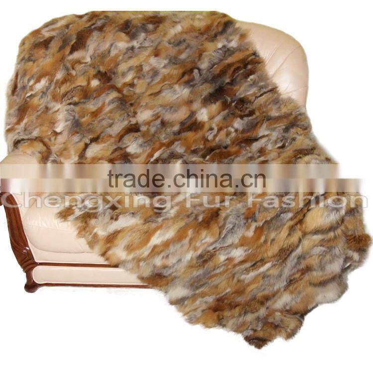 CX-D-89 Genuine Fox Fur Carpets and Rugs in Living Room Carpet Fur Rug