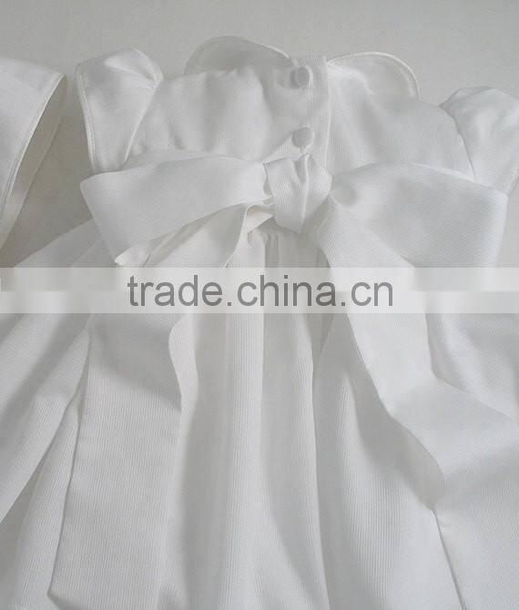 2017 Hot Selling Fashion White Baby Girl Clothing Set