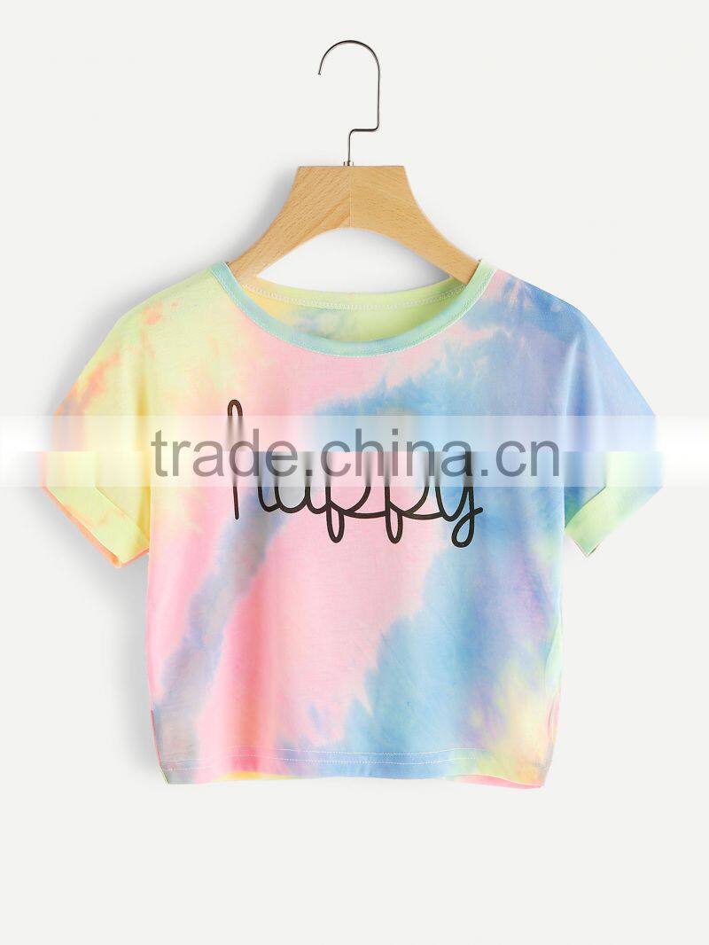 2017 New arrival baby clothes fashion wholesale high quality hot sale short sleeve sublimation printed boutique oem t shirt