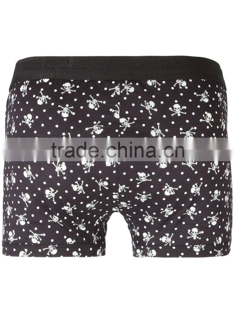 Cheap 100% polyester loose boxer shorts mens shorts with inner brief