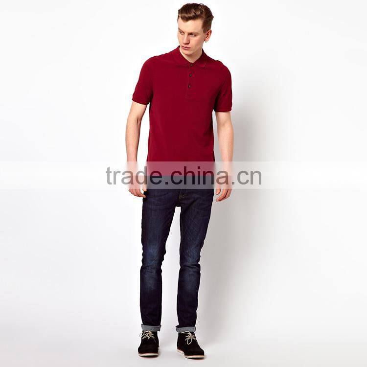 Wholesale red polo shirt cheap mens high quality polo shirt PS0117A