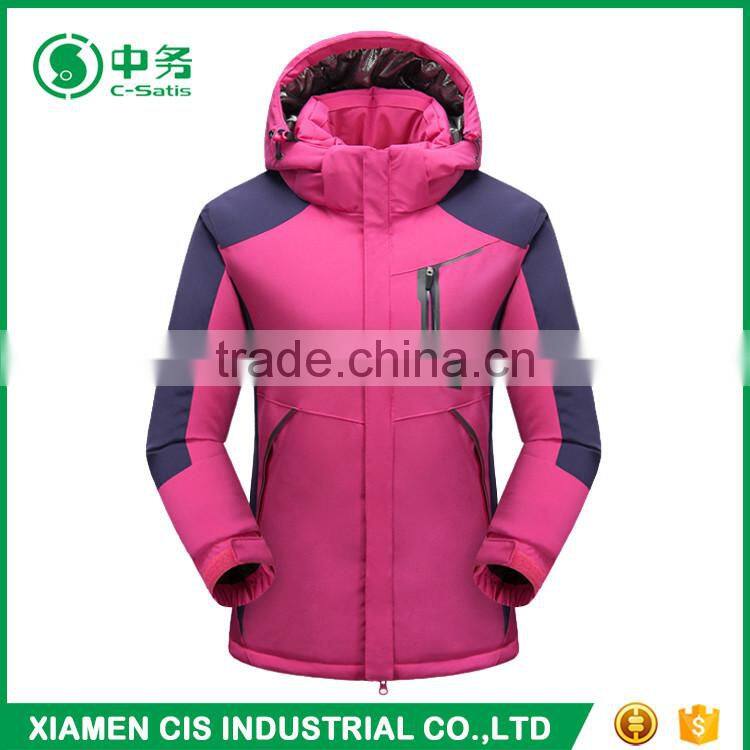 2017 Fashion Winter Warm Windproof Women Outdoor Climbing Jacket