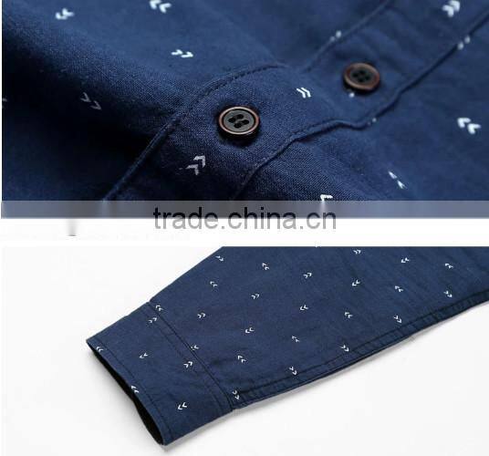 100% cotton long sleeve fancy shirts high quality shirts for men