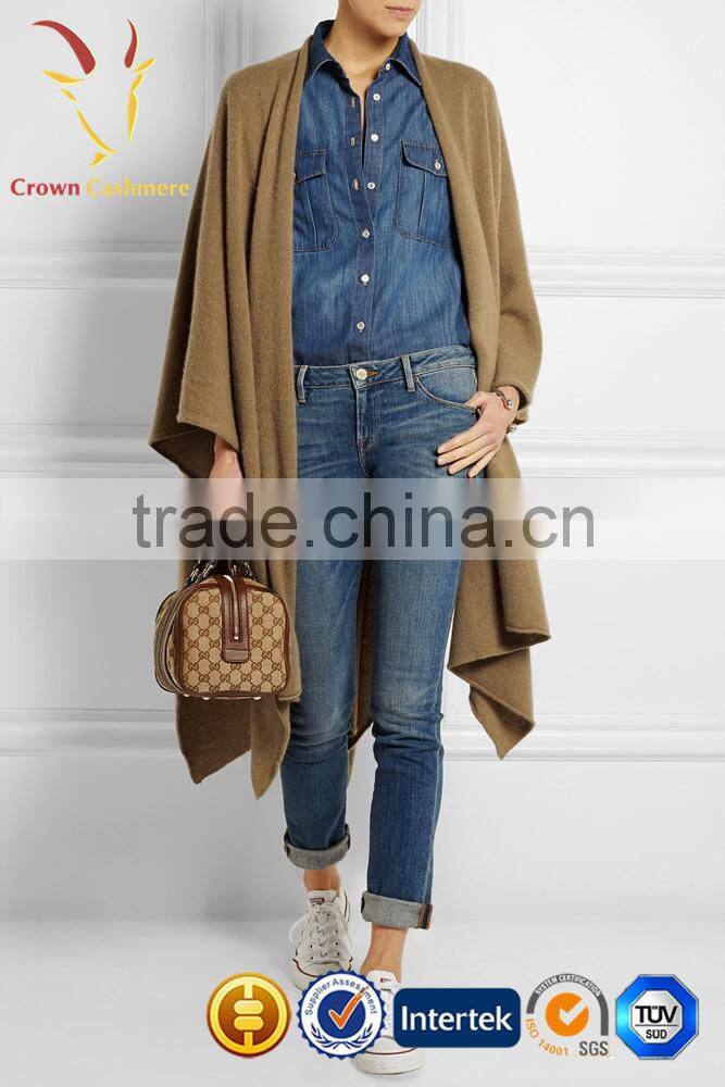 Lady Cashmere Knitted Nepal Poncho