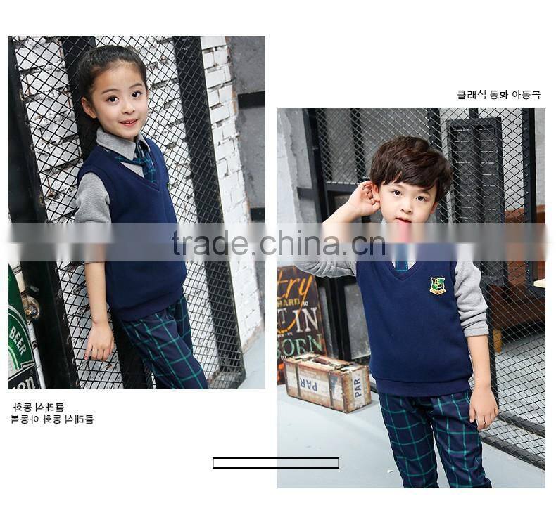 2017 New Fshion design patterns school-uniform sample