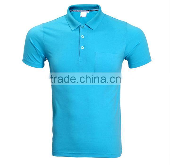 OEM custom polyester/spandex plain dry fit yellow golf polo shirt