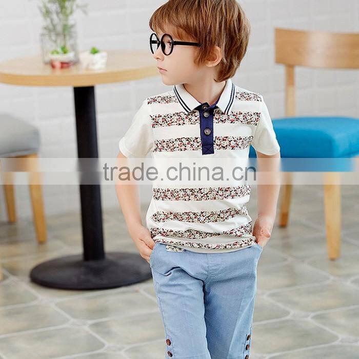 Organic boutique cotton kid clothes child clothes