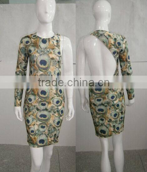 2016 New Sexy Women Ladies Bodycon Short Sleeve Evening Party dress