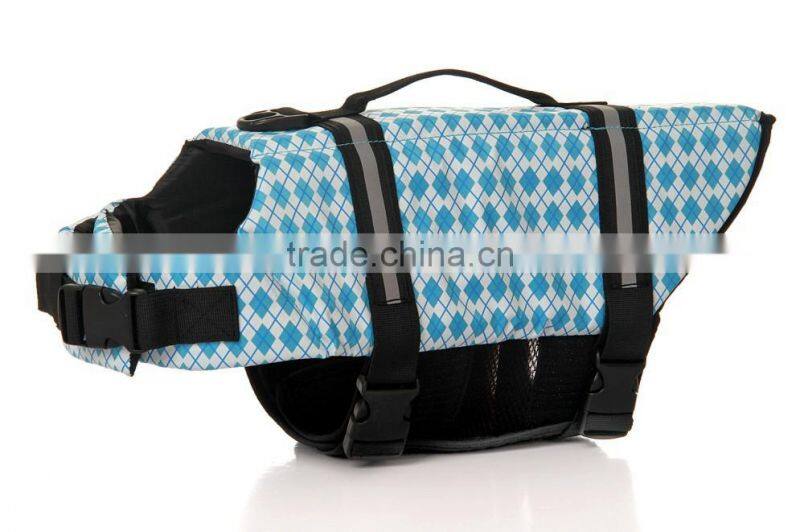 R1916H Blue dog flotation vest