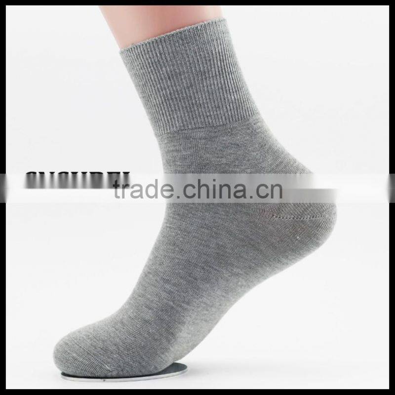 Wholesale thick women knitting patterns medical non-binding silver fiber excell diabetic gel and circulatory crew socks