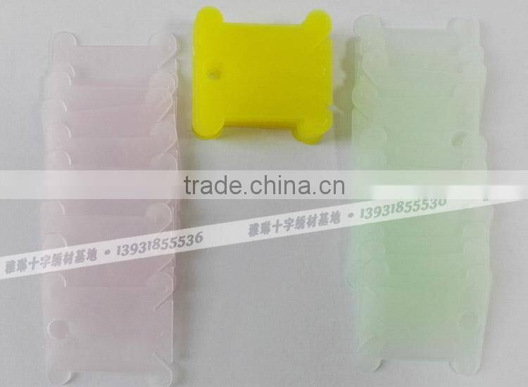 threading thread on card plastic boards threading board tools for cross stitch