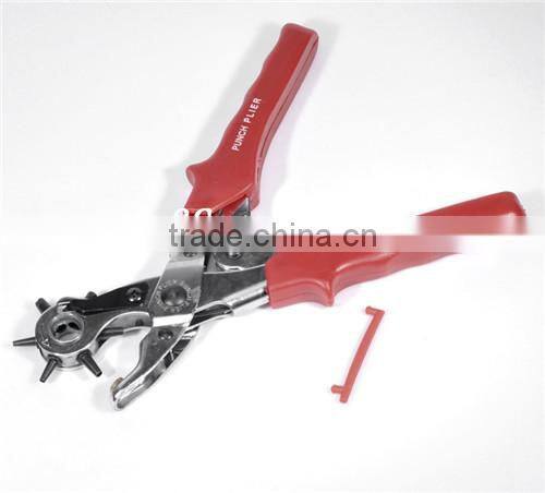 Jewelry Tools Hand Pliers Tool Red Adjustable Leather Belt Hole Punches