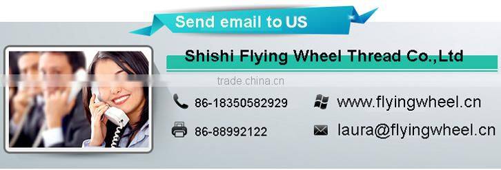 High quality long duration time poly poly corespun yarn/thread