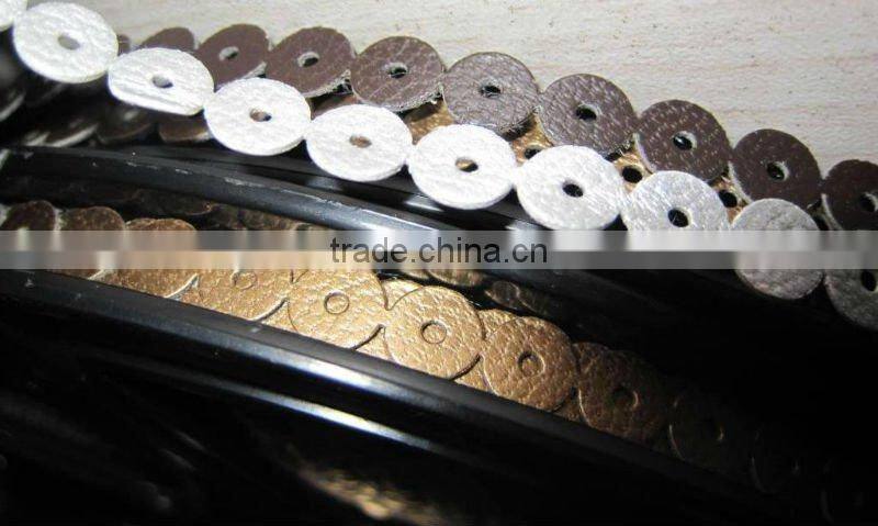 PU Leather sequins reel sequins for embroidery garments accessories
