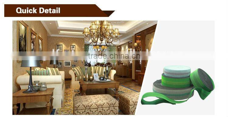 black sofa elastic webbing