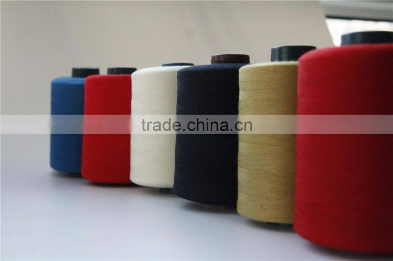 Aramid sewing thread use meta-aramid fiber yarn for colorful China sewing thread