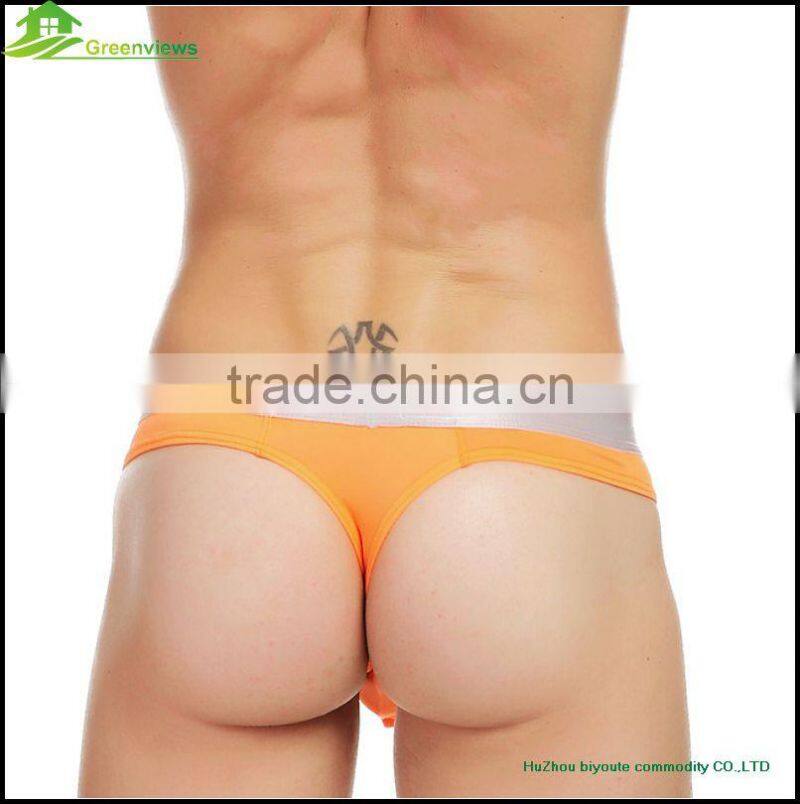 men thong Sexy gay thong T back for boy hot sell g strings penis cover men wearing g strings in stock