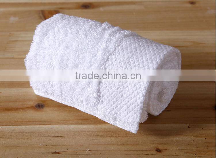 100% Cotton dobby border hotel Towels for Five-star hotel