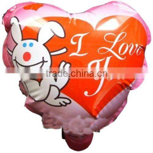 lovely party heart shaped aluminium foil balloon