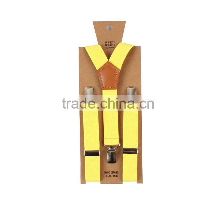 Clip-on Belt Adjustable Mens Women Elastic Braces Suspenders Y-Back 2017