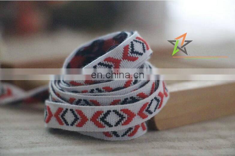 custom jacquard woven cotton ribbon