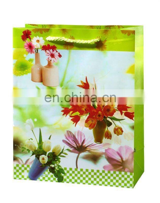 Custom printed pp gift bag for wedding/shopping bag