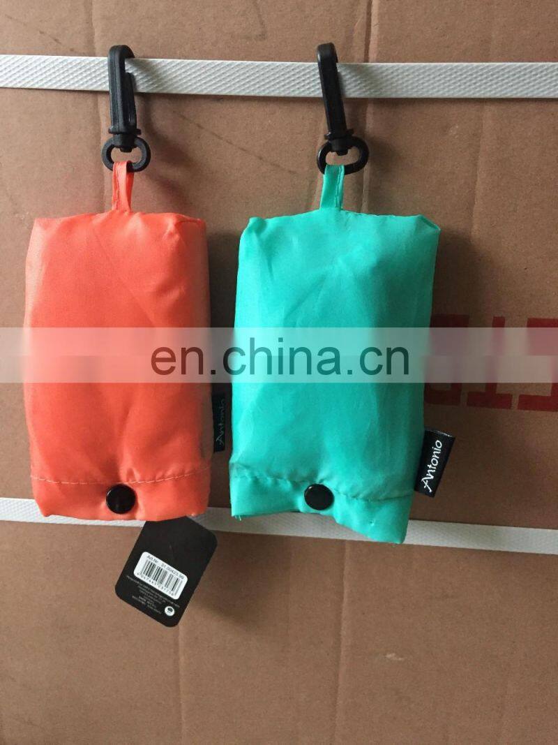 Wholesale customized tote bag folding shopping bag suppermarket shopping bag portable 2017