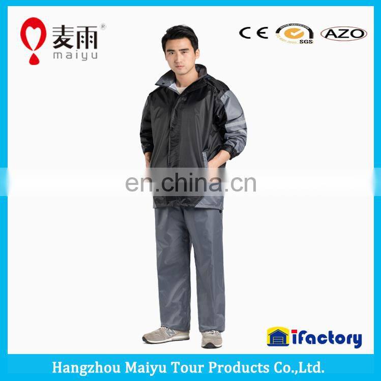 waterproof unisex rain jacket fabric for custom made