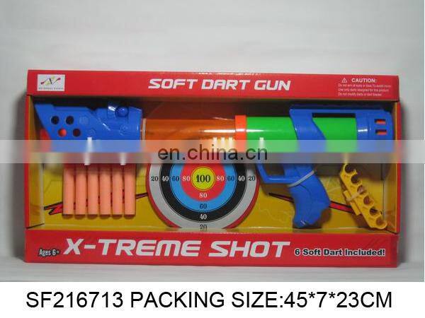 N+POPULAR ITEM--SOFT BULLET GUN.SUPER SHOT GUN WITH TARGET.SF216717