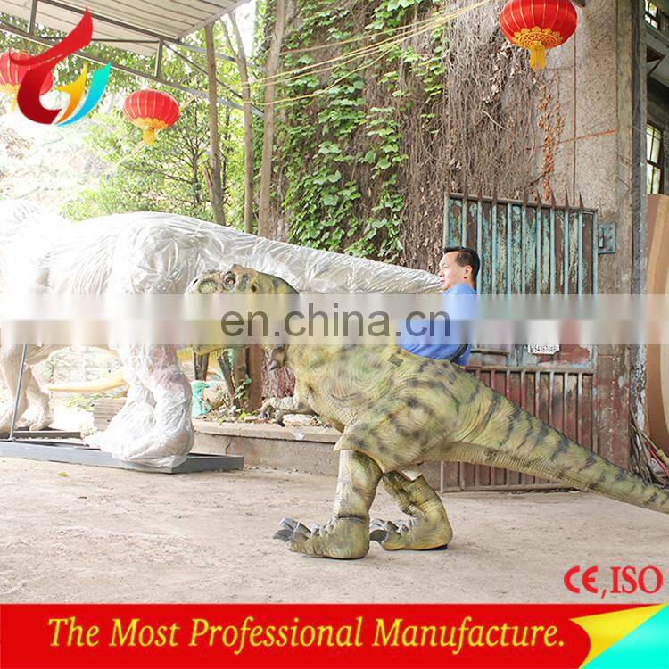 High quality vivid costume dinosaur for playground