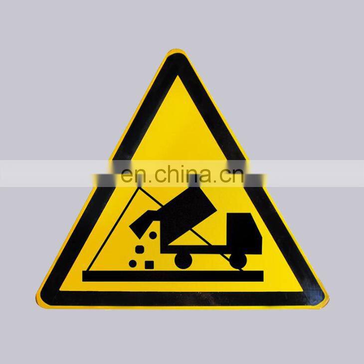 Top Quality Triangle Shape And Durable Style Custom Reflective Metal Road Safty Traffic Sign