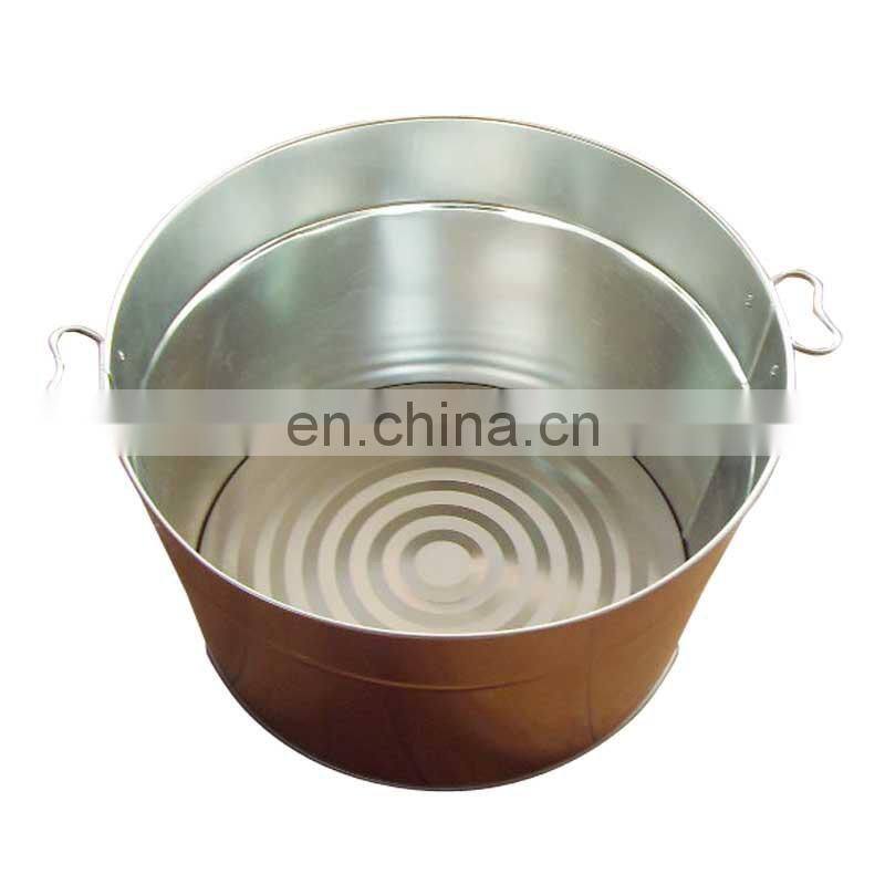 New products galvanized bucket/galvanized metal beer bucket/galvanized iron bucket whole sale