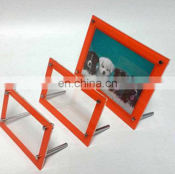 Fixture shopping Displays 4 x 6 Acrylic Photo Holder,graduation picture photo frame