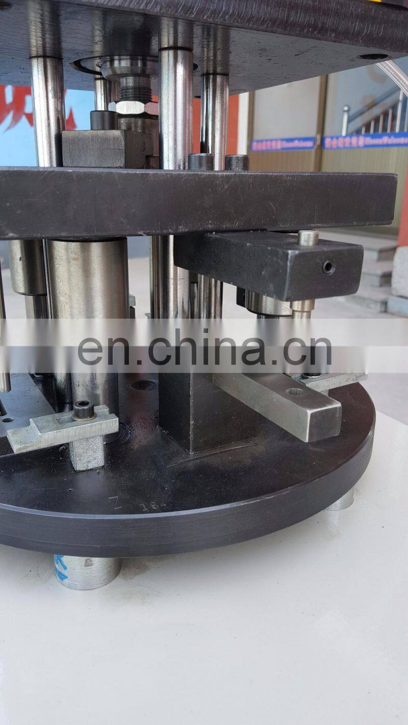 LY-16 aluminum curtain wall hardware pneumatic punching thermal break aluminium glazed window lock holes copy router machine