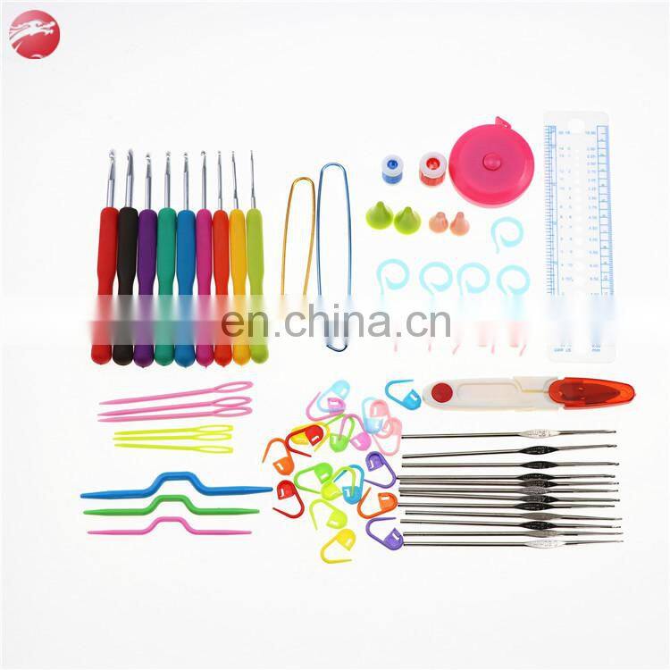 Factory Supplier China Wholesale Set De Agujas De Crochet Toy Knit Kit Crochet Needles For Knitting Sets Diy Knitted Tool Kit