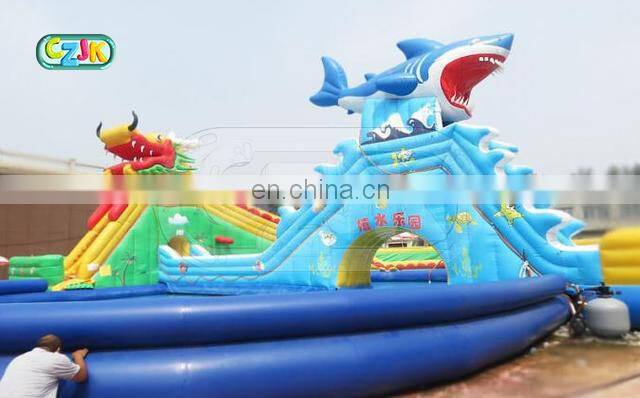 marlin china commercial inflatable water park for sale