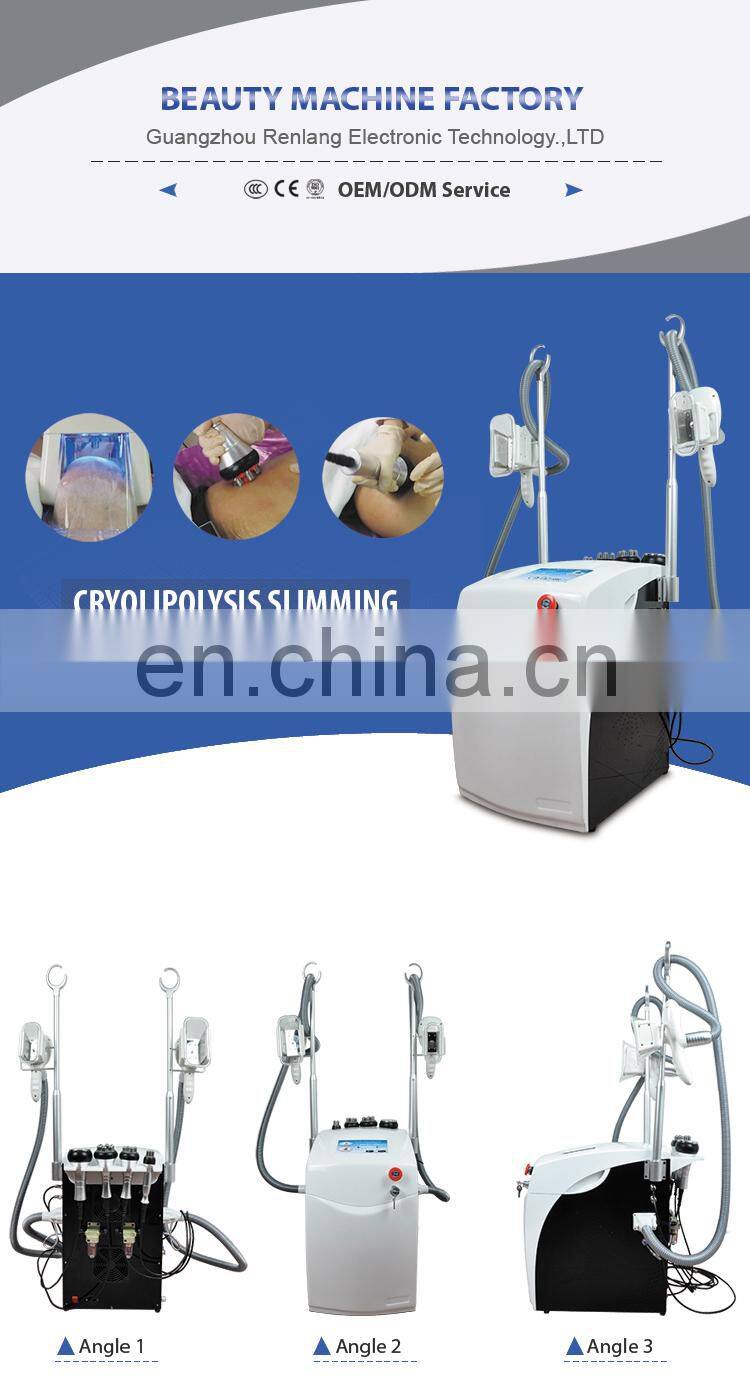 Cooling system cryolipolysis machine professional fat removal treatment