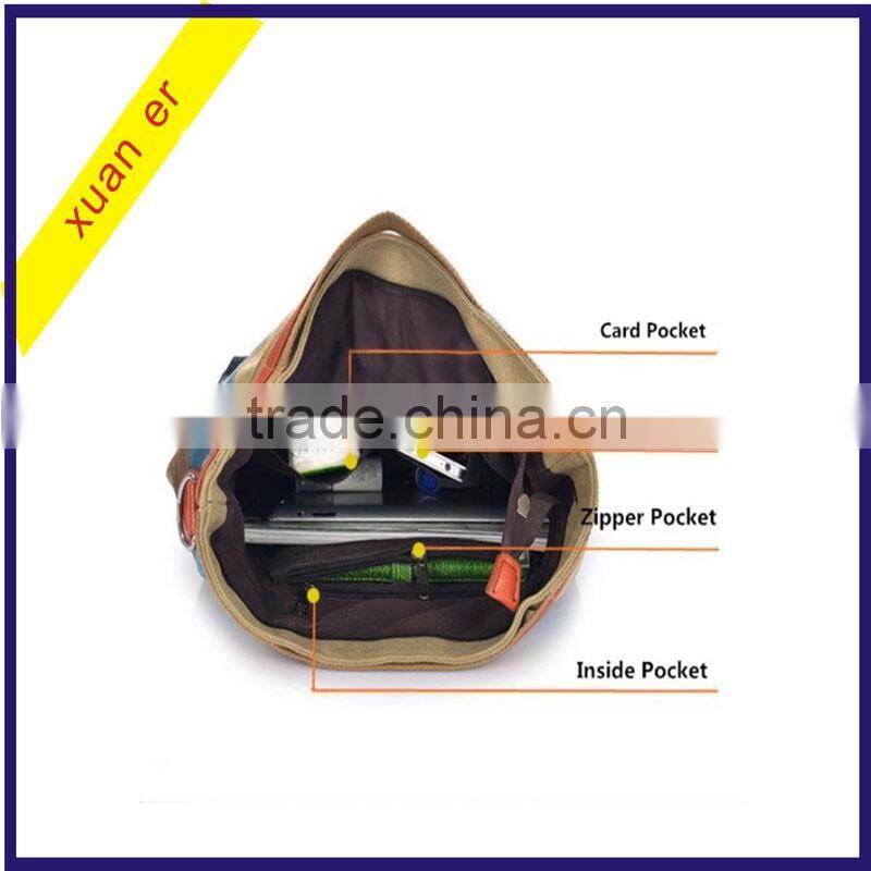 2016 new products fashion women striped shoulder lady handbag for Wholesale