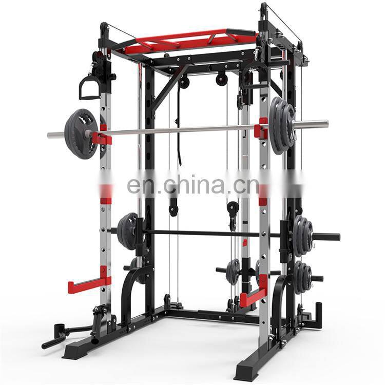 OEM Gym Equipment Multi-function Smith Machine Power Rack