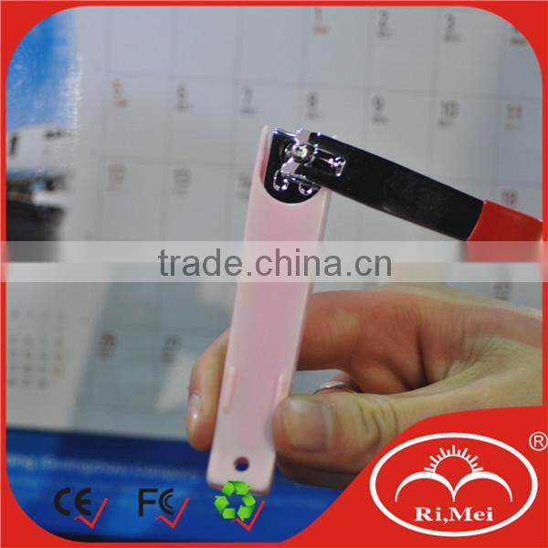 foot shape side nail clipper with chain
