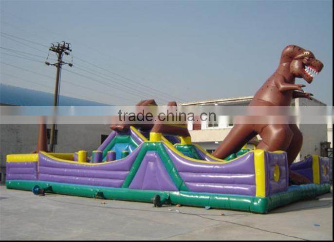 Giant inflatable dinosaur bouncer for kids outdoor activities