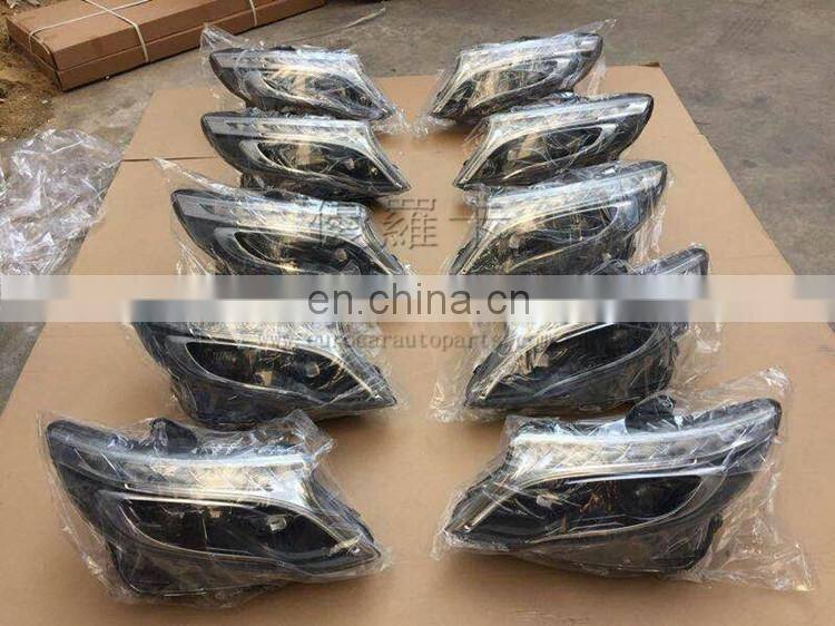 High quality headlights for V class w447 front lamp with led day running lights led turning lights fit for 2017 2016 w447