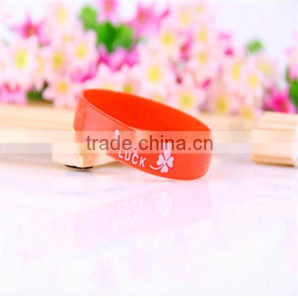 Manufacturer from china stretch silicone bracelet