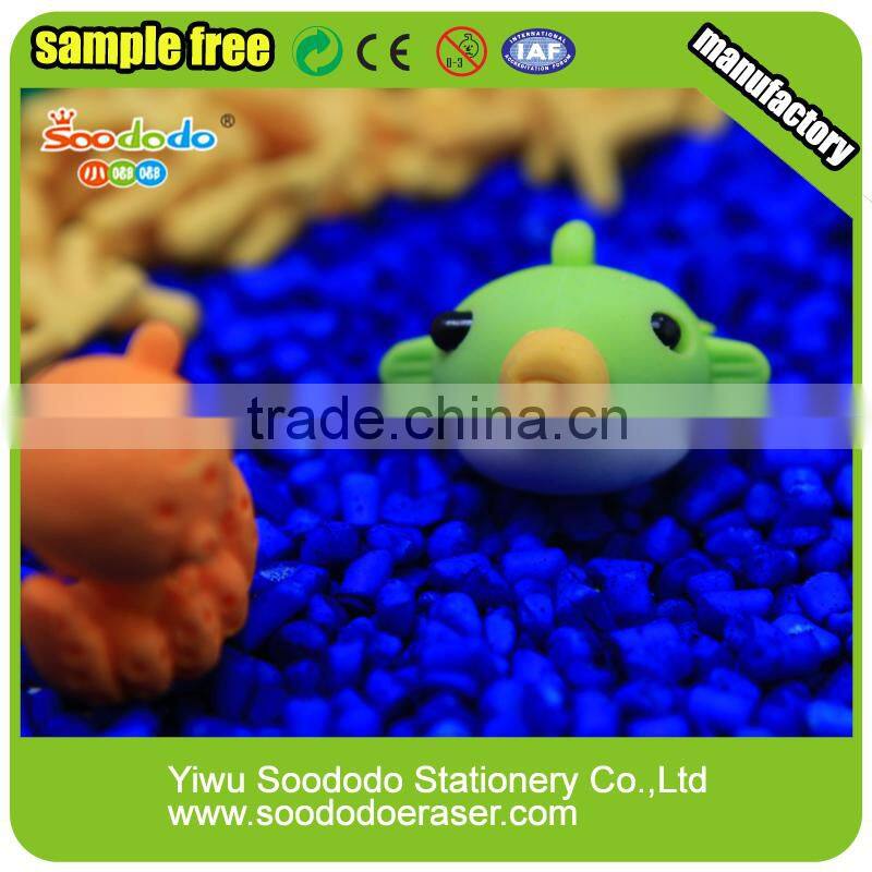 3D monster ET Space Man Erasers