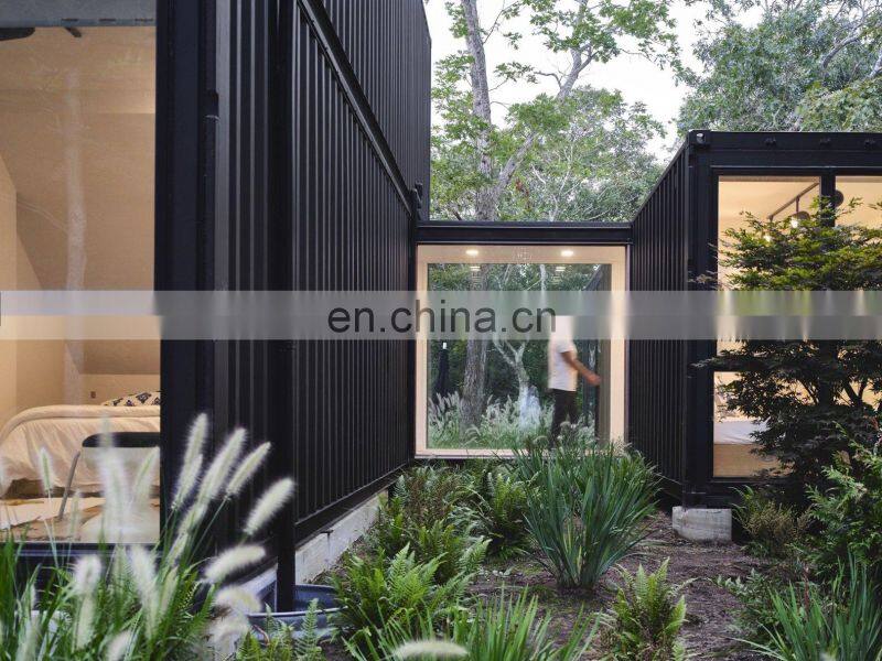 low cost luxury prefab house hotel use resort prefab modern prefabricated house